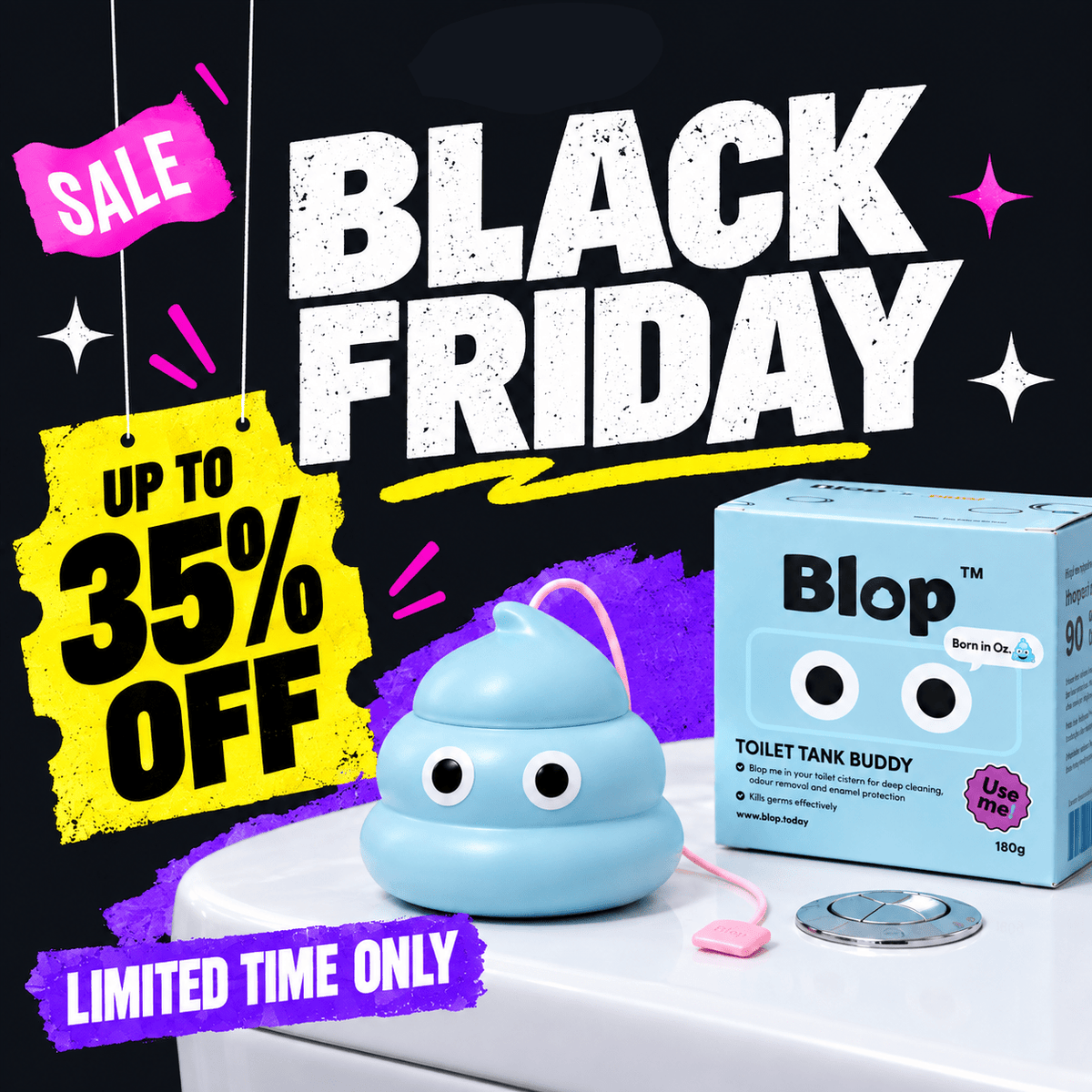 Blop Toilet Tank & Bowl Cleaner - Blop.todayBlop.today