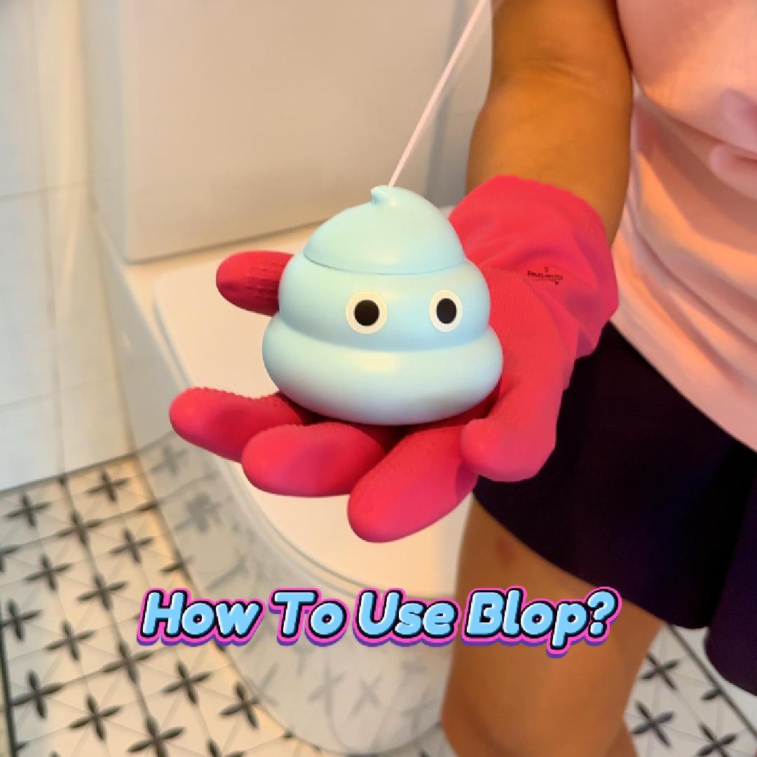 How to use Blop automatic toilet cleaner gel step by step
